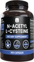 PURE ORIGINAL INGREDIENTS N-Acetyl L-Cysteine (365 Capsules) Hiçbir Magnezyum Or Rice Fillers, Always Pure, Lab TY