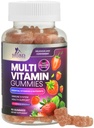 Πολυβιταμίνες Gummies για ενήλικες, Daily Gummy Βιταμίνες & Ορυκτά με Βιταμίνες Α, C, D, B12 για γυναίκες & άνδρες, Ανοσοποιητική Υποστήριξη Gummy Multivitamins συμπλήρωμα, Ενηλίκων Multi VIT Βιταμίνη - 90 Gummies