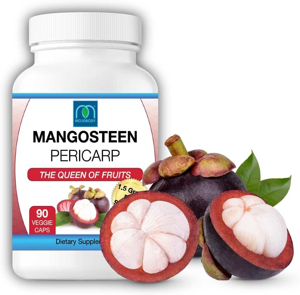 Freeze, Mangosteen Pericarp Capsules, 1.5 Balık başına 90 Veggie Capsules, Xanthone Rich
