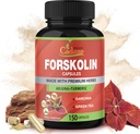 Cadane Forskolin Supplements - Turmeric Curcumin, Arjuna, Garcinia Cambogia ve Green Tea - 5 Ay Supply - 150 Capsules