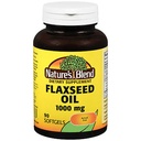 Nature's Blend Flaxseed Oil 1000mg Gelcaps 90 Ctt