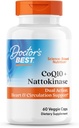 Best CoQ10 100 mg του γιατρού + Nattokinase 2.000FU, υποστηρίζει την υποστήριξη καρδιάς & κυκλοφορίας, μη-GMO, γλουτένη χωρίς, Vegan, 60 καπάκια λαχανικών