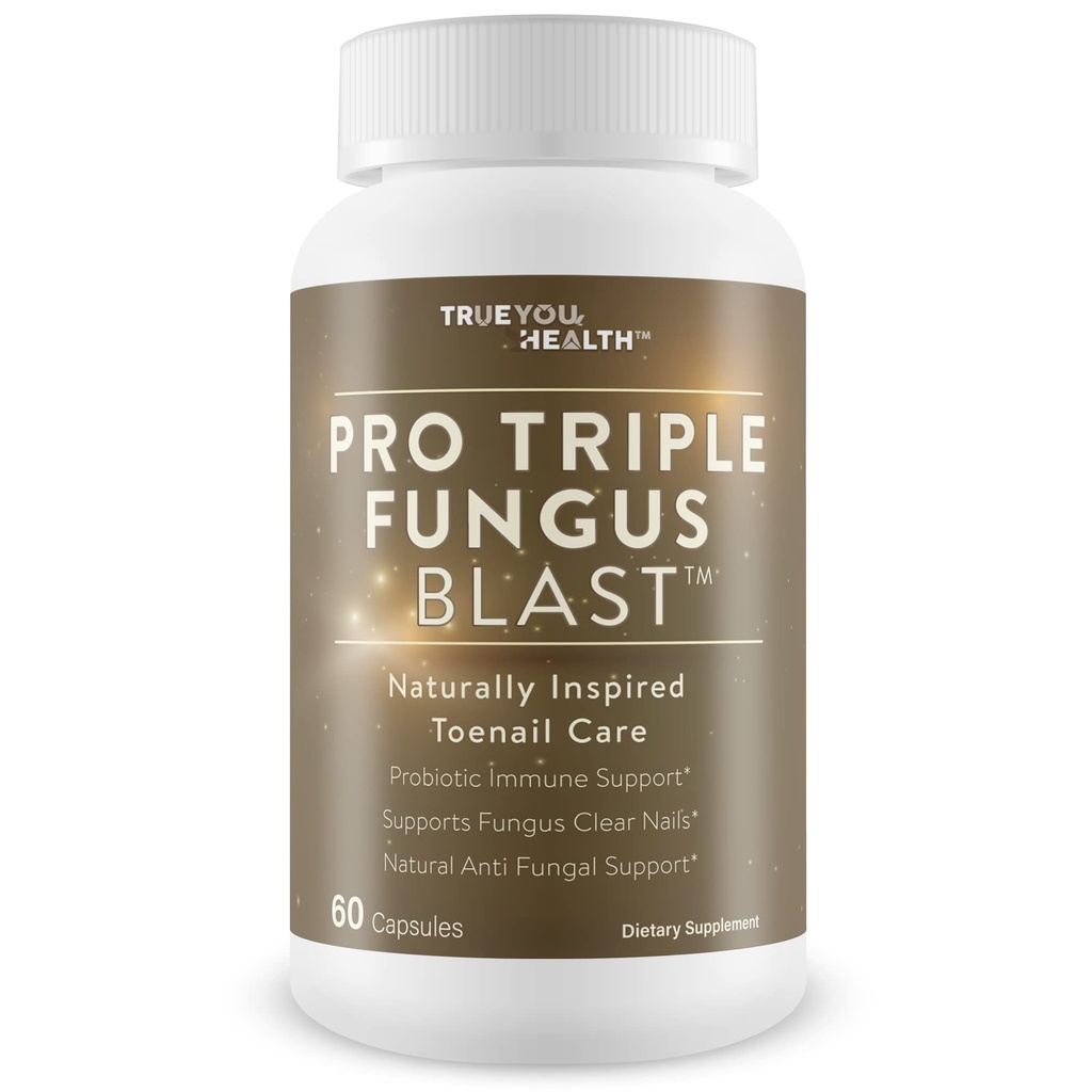 Pro Triple Fungus Blast - Probiyotik Fungus Fighter - Sağlık Toe Nail & Foot Fungus'un Doğal Olarak Yardıma Yardımcı Olmak - Net Nails & Foot & Keep Them Clear With Regular Health Support