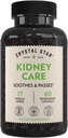 Crystal Star Kidney Care (60 Capsules) - Kidney Cleanse, Detox & Support - Stone Root, Gravel Root & Hydrangea Root - Non-GMOMO