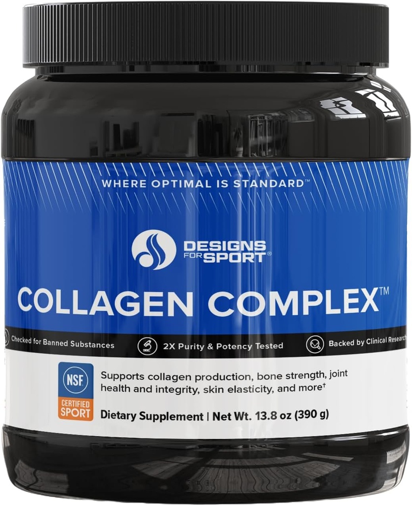 Spor Collagen Kompleksi için tasarımlar - Spor Collagen, Toz - Ortaklar için Collagen, Bone Strength, Skin Elasticity (13.8 oz)