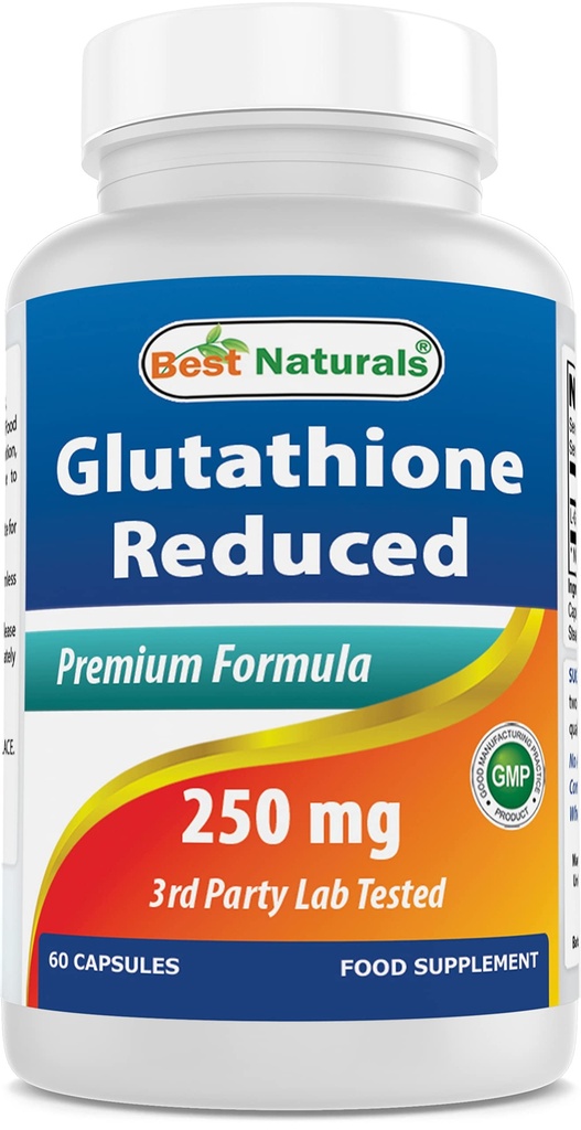 Best Naturals L- Glutathion 250 mg 60 Καψάκια