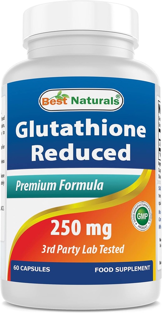 En İyi Doğallar L-Glutathione 250 mg 60 Capsules