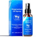 Magnezyum Yağı, Magnezyum Oil Skin & Body Ekstra Güçlü, 60Ml Pure Magnezyum Oil Sprey, Organik Doğal Magnezyum Doğal yapıştırıcısı, Absorb'a Kolay ve Kullanın