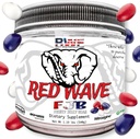 Red Wave Pre Workout Powder with Creatine for Men & Women - Πλήρως Dosed Supplement, Κιτρουλίνη, Beta-Alanine, 300mg Blended Caffeine, Nootropics, Long Lasting Energy, 540 Grams (Bruity Jelly Bean)