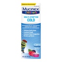 Mucinex Children's Multi-Symptom Cold Relief Liquid- Relieves Thingsy Nose, Chest Congestion, Cough & Mucus, Waitorant & Cough Suppressant ile Dextromethorphan, Guaifenesin, Phenylephrine, 4 oz.