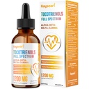 Tocotrienols Supplement 1200 mg- Tocotrienol Vitamin E Liquid,Tocopherol-Free - Superior Antioksit - Yüksek Aborpsiyon - 2 fl oz,30 Hizmetler