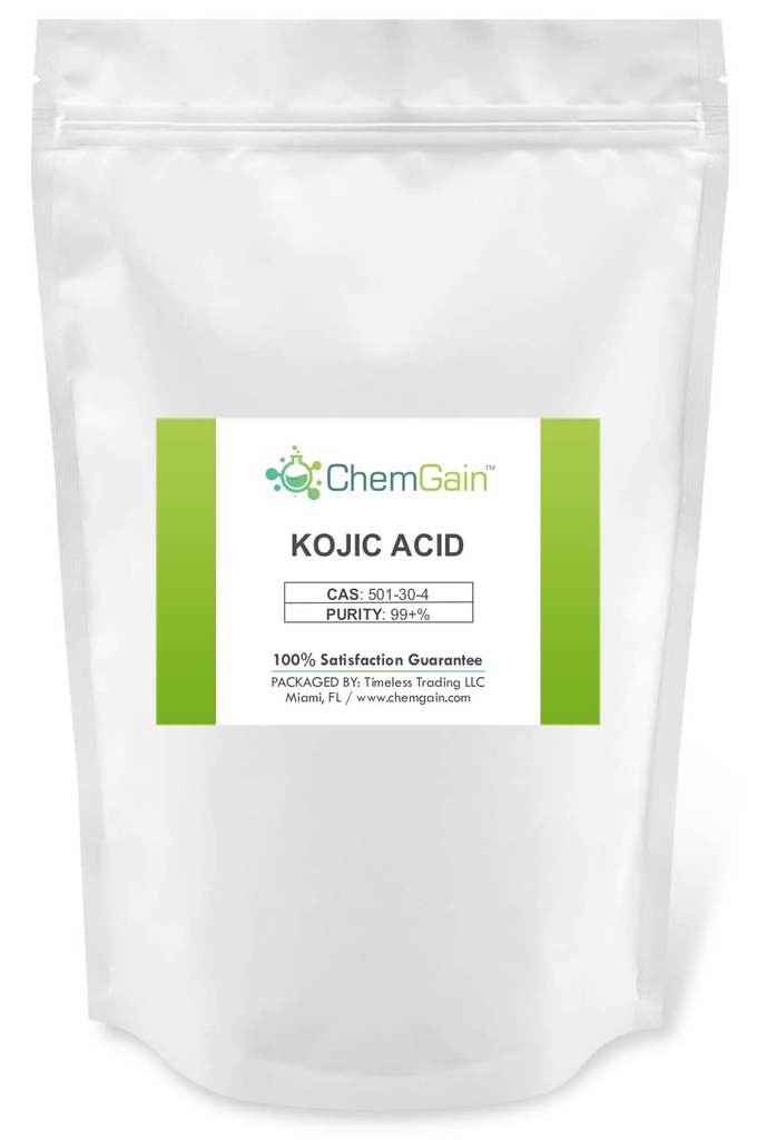 Kojic Acid Toz - 250 g (8.8 oz) Bulk Pack - Ultra Pure - CAS 501-30-4