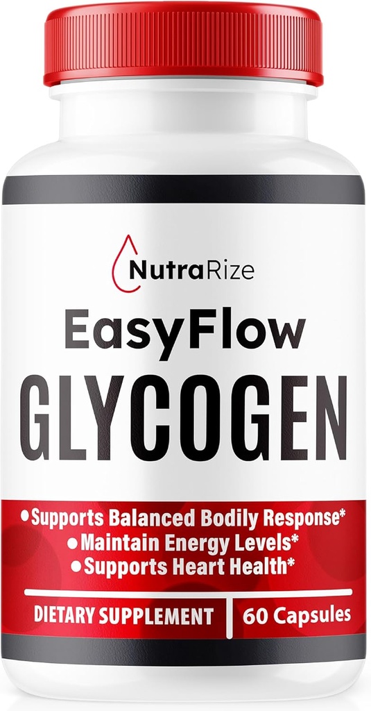 Easy Flow Glycogen, EasyFlow Glycogen Support Capsules, Easy Flow Glyco Optimizer, Resmi EasyFlow Glyco Optimiser Caps, Easy Flow Detox Cleanse, Easy Flow Glycol (60 Capsules)
