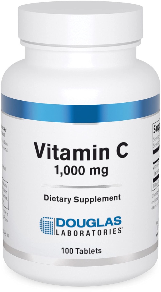 Douglas Laboratuvarlar C | Su-plastik Antioksit Fonlarını Immune Function ve Normal Yarayı İyileştirmeyi Desteklemek için Supplement* | 100 Tablet