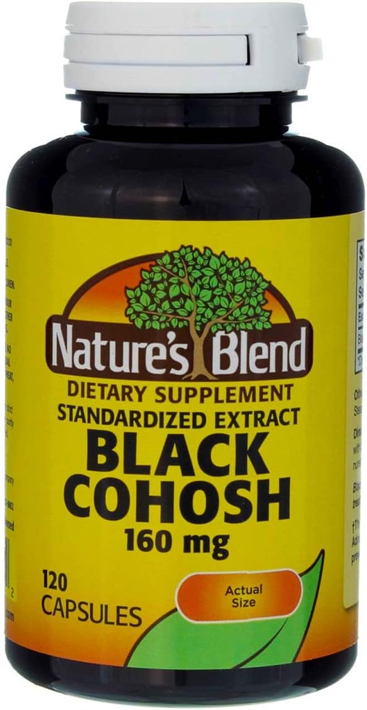 Nature's Blend Black Cohosh CP 160MG 120, 079854032