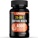 Cortisol Health Supplement, 25-in-1 Cortizol for Women & Men, Cortisol Supplements for with Ashwagandha, Rhodiola Rosea, L-Theanine, For Mood, Focus, Sleep Support, 2 Capsules