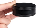 Portre Metal Pill Box - Seyahat Günlük Pill Vakası, Purse Pocket için Pill Konteyneri, Compact Tıp için Organize Edilenler, Vitaminler, Balık Yağları