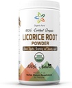 Organik Aura Licorice Root Toz 16Oz -1Lb. Natural Digestive and Immune Support. Genel Sağlık Geliştirir. 100% Doğal ve Raw Superfood Supplement. Hayır GMO. Gluten Free.