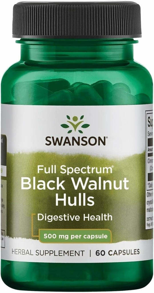 Swanson Black Walnut Hulls 500 Milligram