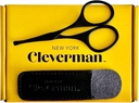 Cleverman Premium Yüz Saç Saçları –Professional Nose Hair Scissors, Curved Safety Blades ve Rounded Tips for Eyebrow, Mustache, Beard, Ear Hair Trimming. Erkekler için paslanmaz Çelik Odaklı Araçlar