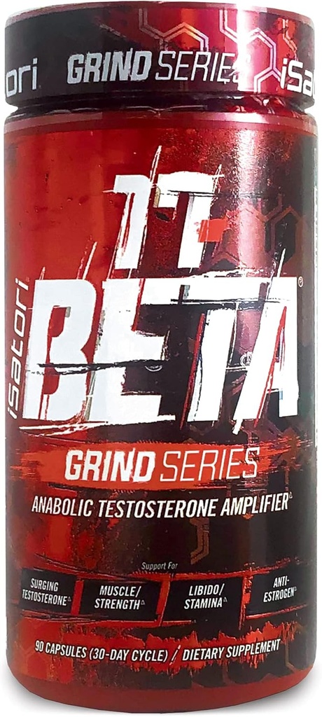 iSatori 17-Beta Αναβολική τεστοστερόνη Booster, για την ανάπτυξη των μυών, δύναμη & Stamina, δοκιμή ενισχυτή ενισχυτών & οιστρογόνων αποκλειστής για άνδρες με DHEA, εκχύλισμα σπόρων fenugreek, 90 κάψουλες