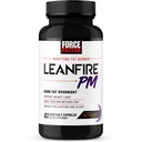Force Factor LeanFire PM Χάπια απώλειας βάρους για γυναίκες & άνδρες, Fat Burner & Overnight Χάπια απώλειας βάρους για να κάψει το λίπος, ενίσχυση του μεταβολισμού, βελτίωση του ύπνου, ισχυρή φόρμουλα για απίστευτα αποτελέσματα, 60 κάψουλες
