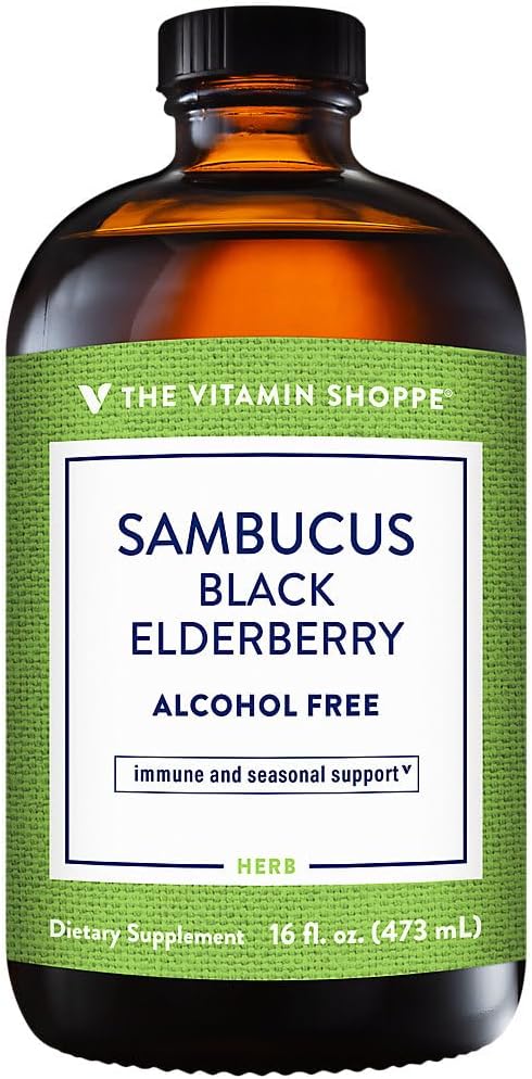 Shoppe Sambucus Black Elderberry Extract (16 Akışkanlar Ounces Sıvı)
