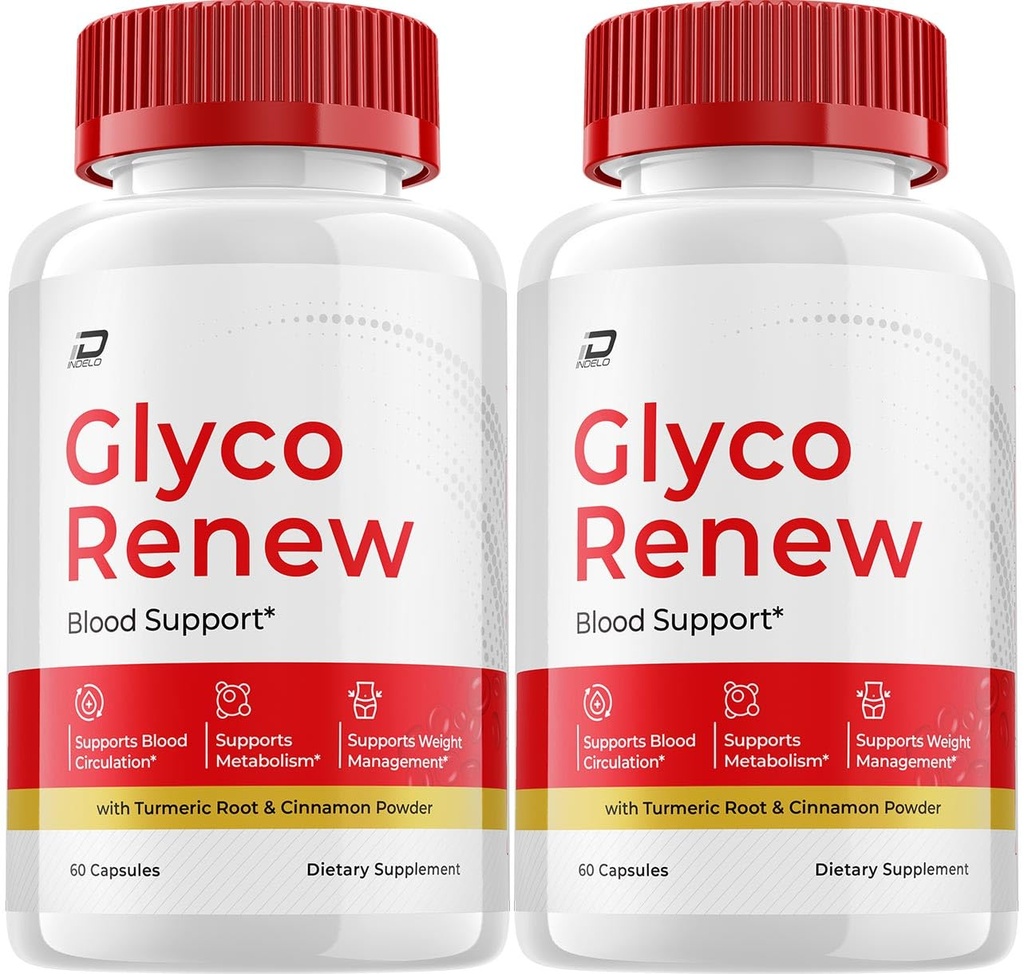 Glyco Renew Capsles, GlycoRenew Advanced Supplement, All Natural Formula to Reservation Healthy Levels, Maximum Strength Daily Formula, Glyco Renew Capsles Reviews (2 Συσκευασία - 120 Κάψουλες)