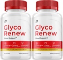 Glyco Renew Capsles, GlycoRenew Advanced Supplement, All Natural Formula to Reservation Healthy Levels, Maximum Strength Daily Formula, Glyco Renew Capsles Reviews (2 Συσκευασία - 120 Κάψουλες)