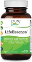 PURE ESSENCE LABS LifeEssence Multivitamin for Women and Men - Natural Herbal Supplement - Vitamin D, Vitamin D3, Vitamin B12, Biotin with Whole Foods (120 Tablet)