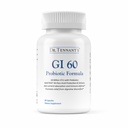 Dr. Tennant's Probiyotik Formula with Prebiyotiks | 30 Milyar CFUs | Time-Release, Acid-Resistant, Vegan Capsules | Gluten-Free, Dairy-Free, No Refrigeration Needed
