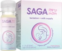 SAGA Organic Lactation Shots | Em Milk Supplement with Adaptogens – Fenugreek & Süt Butle | Yüksek Biyoavailability & Fast Onset | Günlük Süt Sağı | Orange Mimosa 2oz Shots (6-Pack)