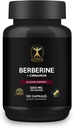 Klever Lifestyle | Berberine Supplement | Doğal bileşikler, Immune Support, Gluten Free, Vegan | 120 Capsules | 1200 mg per Service