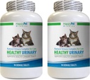 Kedi Bladder Health Food - CAT Sağlıklı Urinary Kompleksi - UTI Çözüm - Doğal Formula - Cranberry kedisi - 2 Şişe (180 Tablet)