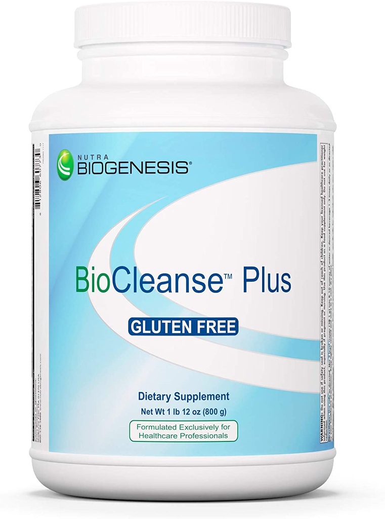 Nutra BioGenesis BioCleanse Plus - Immune & Antioksi Supplement for Women & Men with Milk Thistle, Vitamins, Minerals, 12g Vegan Protein Per Servis - 1 lb 9.7 oz