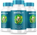 (3 Pack) DetoxAll 17, DetoxAll 17 Full Body reset, DetoxAll17 Diyetary Supplement for General Health and Wellness, maximum Strength All-Do-Dox All 17 Review (180 Capsules)