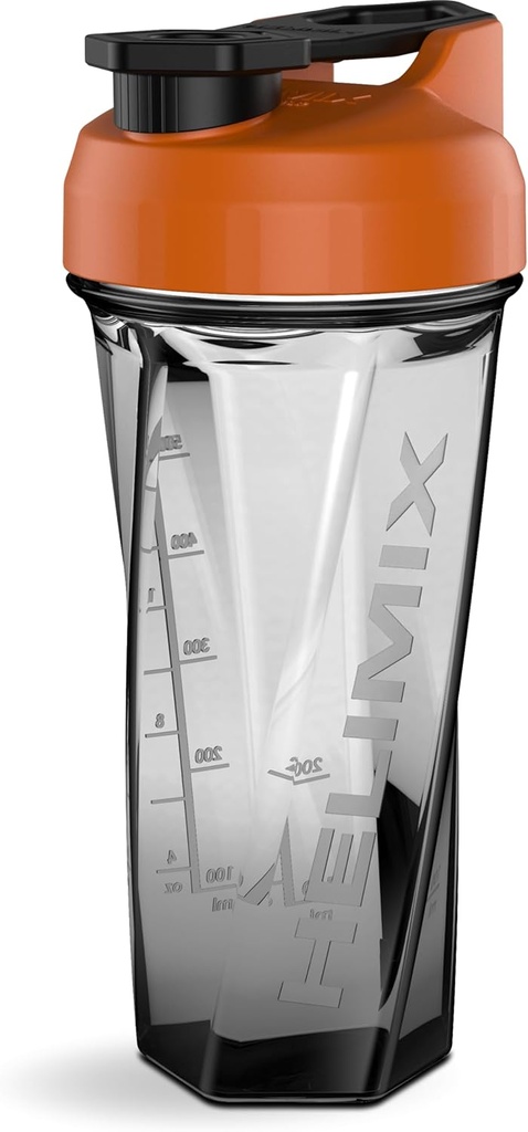 HELIMIX 2.0 Vor Blender Shaker Şişe 28oz | No Blending Ball veya Whisk | ABD Made | Portatif Pre Workout Whey Protein Drink Shaker Cup | Mixes Cocktails Smoothies Shakes | Top Raf Safe