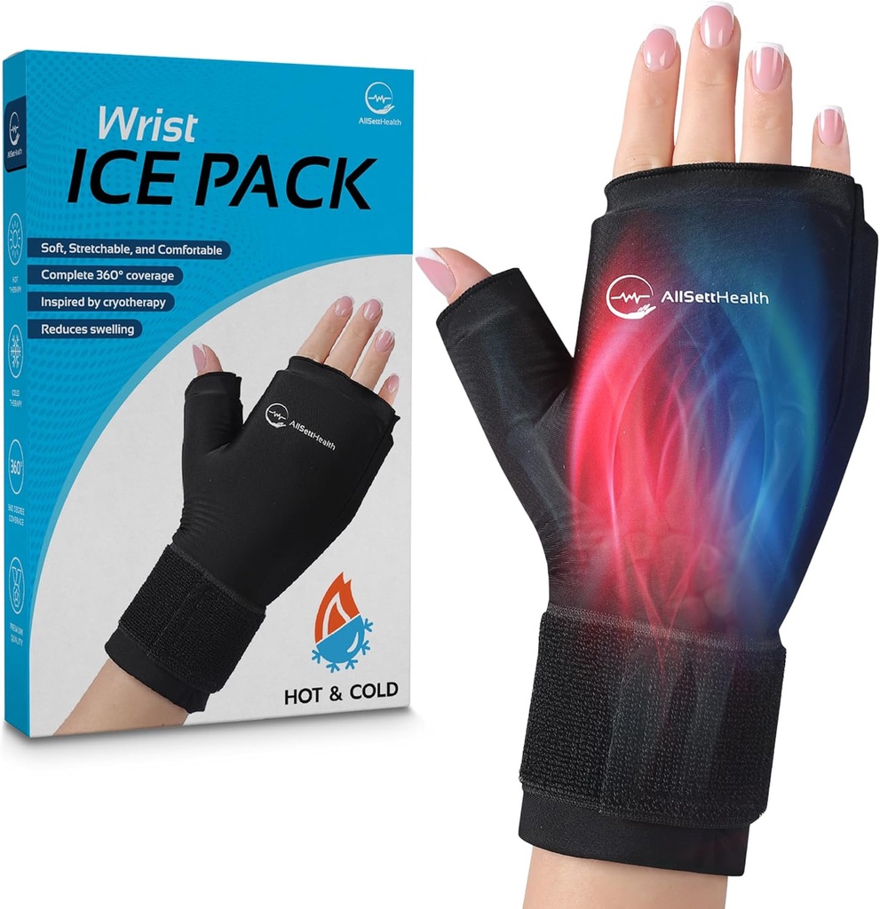 Ses Buz Paketi - Sıcak ve Soğuk Gel Dikkat & El Buz Paketi Arthritis Relief | Microwavable & Freezer Güvenli, Carpal Tünel için Çift Terapisi, Tendonitis, Swelling, Hedeflenmiş El Buz Paketi