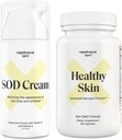 Grafik: SOD Superoksi Dismutase Face Cream ve Sağlıklı Cilt Anti-Aging Supplement