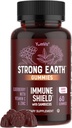 Güçlü Dünya Yaşlıları Gummies – Sambucus Elder Immune Support with Vitamin C & çinko – Black Elderberry Gummies, Berry Flavor, Non-GMO, Gluten Free, Kosher – 60 Kont