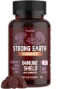 Güçlü Dünya Yaşlıları Gummies – Sambucus Elder Immune Support with Vitamin C & çinko – Black Elderberry Gummies, Berry Flavor, Non-GMO, Gluten Free, Kosher – 60 Kont