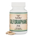 Sulforafane Supplement - 20mg Sulforafane per Serving (120 Κάψουλες) Έντονο εκχύλισμα μπρόκολου για υγιή γήρανση (Derived from Broccoli Spruts, Vegan Safe) by Double Wood