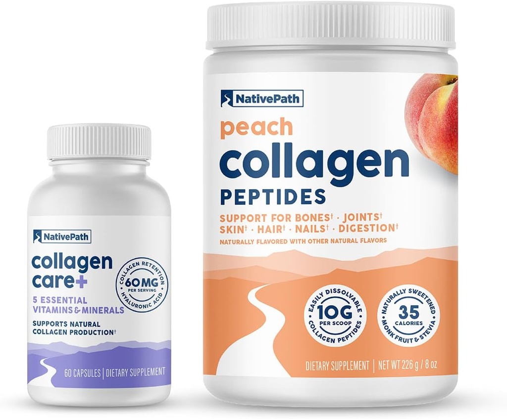 YerliPath Collagen Duos - Peach Collagen, Collagen Care+
