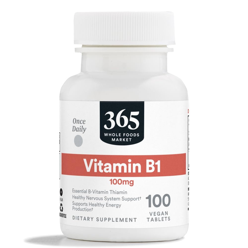 365 by Whole Foods Market, B1 100 mg, Vegan, 100 Tablet