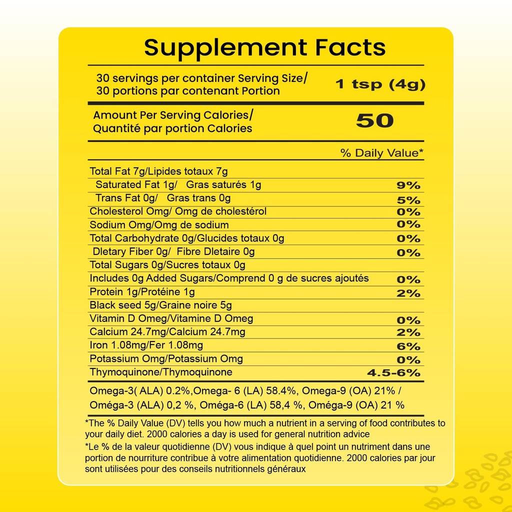 Buie Black Seed Oil – 100% Pure & Natural Organic Cold-Pressed Nigella Sativa Oil – 4.5-6% Senmoquinone & Omega 3 6 9 – Destekler Skin, Digestion & Daily Wellness – 8 Fl oz