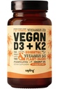 Vegan Vitamin D3 + K2 συμπλήρωμα με MCT Oil από καρύδα - 4000 IU Βιταμίνη D και 100mcg Βιταμίνη K2 ως Mk7 - Απορρόφηση ασβεστίου, δύναμη των οστών, και ανοσοποιητική υποστήριξη της υγείας* - 60 Softgels