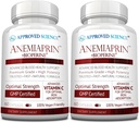 Onaylanmış Bilim Anemiprin - Absorbable Iron, Vitamin C - Stomach - 120 Capsules - 2 Ay Supply - Non-GMO, Vegan