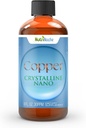 NutriNoche Liquid Colloidal Copper Supplement |% 99.99 Ultra Pure Crystalline Nano Copper Parçacıklar | 30 ppm