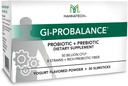 Mannatech Prebiotics and Probiotics, 30 Slimsticks, Yogurt Flavor, GI-ProBalance w/MannaBiotic Blend, Pre and Probiotics Powder for Gut Health, w/ 8 Strains, Rich Prebiotic Fiber & 50 Billion CFU