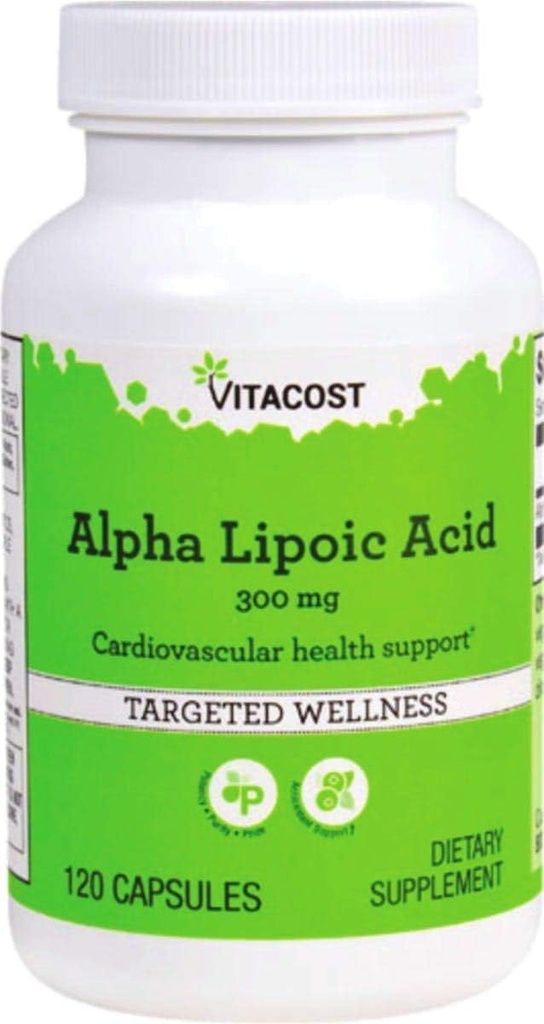 Vitacost Alfa Lipoic Asit - 300 mg - 120 Capsules